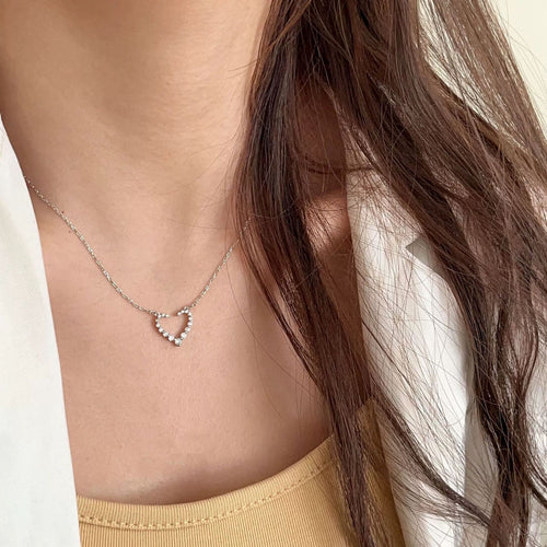 Heart Necklace – 925 Silver By Signature Jewelry