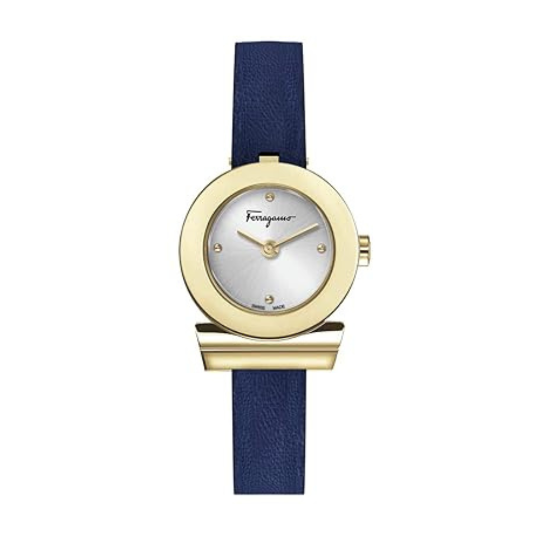 Salvatore Ferragamo Women's GANCINO Yellow Gold Quartz Watch