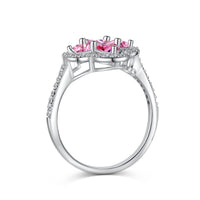خاتم Signature Jewelry الوردي المتلألىء