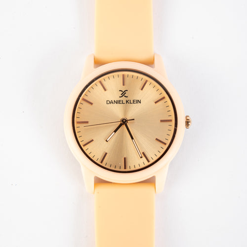 Daniel Klein Women's Minimalist Silicone Strap Watch