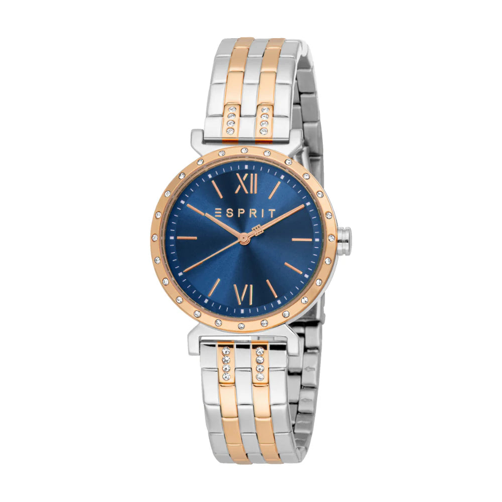 Dark Blue Dial ESPRIT Women Watch Signature Jewelry Gifts