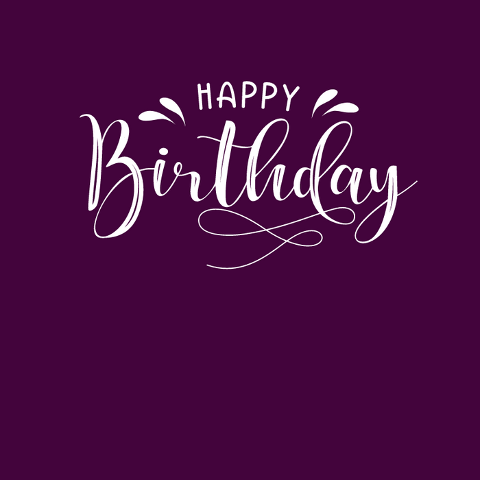 Happy Birthday