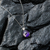 Amethyst Elegance Necklace by Signature Jewelry
