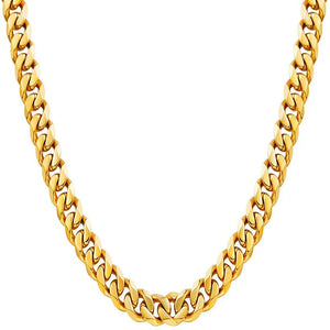 Golden Bold Chain Necklace – Signature Jewelry