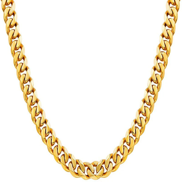Golden Bold Chain Necklace – Signature Jewelry