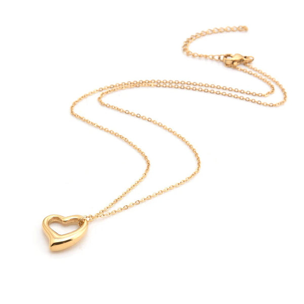 Golden Heart Necklace by Signature Jewelry