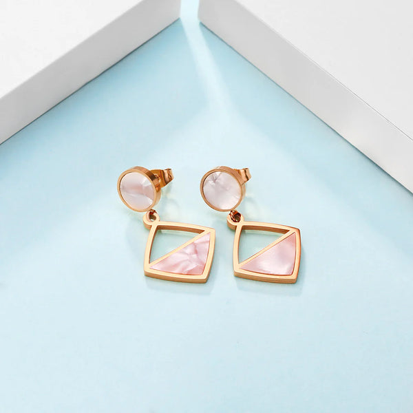 Blush Harmony Earrings – Signature Jewelry
