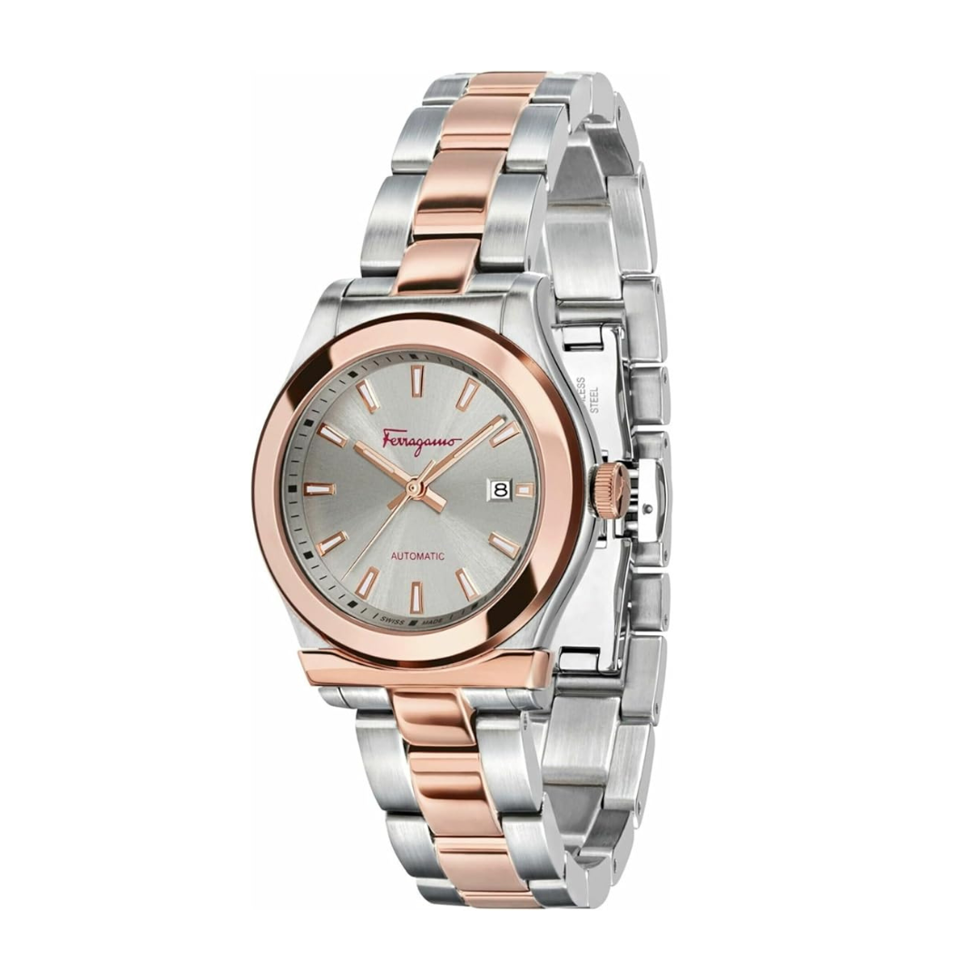 Salvatore Ferragamo Two-Tone Brown Dial Women's Watch