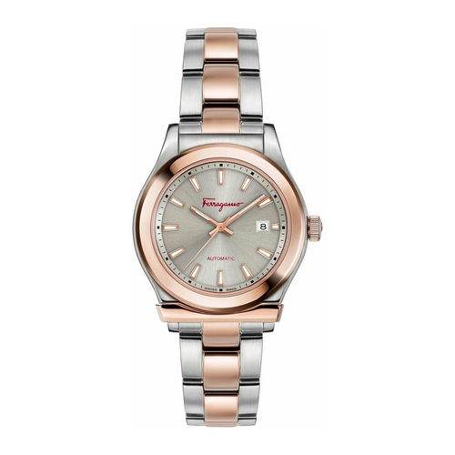 Salvatore Ferragamo Two-Tone Brown Dial Women's Watch