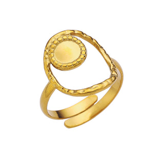 Golden Orbit Ring by Signature Jewelry