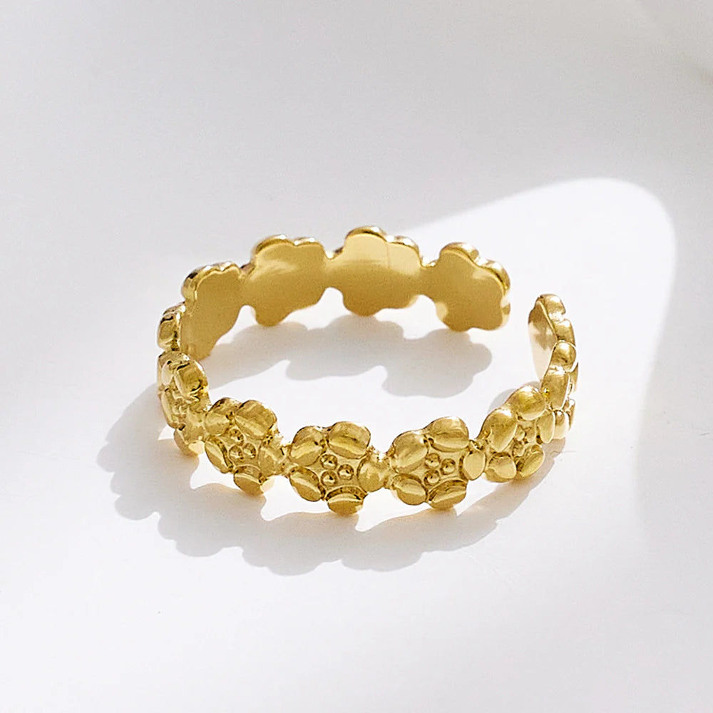Golden Bloom Ring by Signature Jewelry