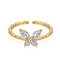 Signature Jewelry 925 Sterling Silver Butterfly Charm Ring