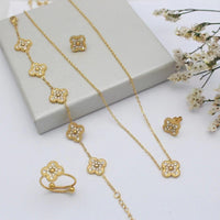 Golden Blossom Jewelry Set – Signature Jewelry