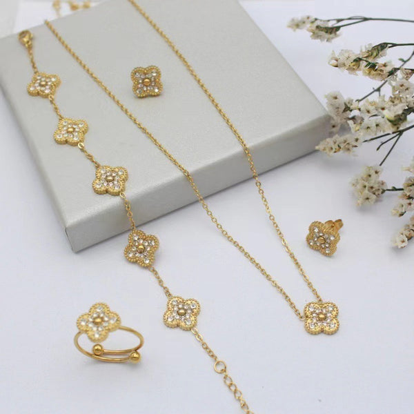 Golden Blossom Jewelry Set – Signature Jewelry