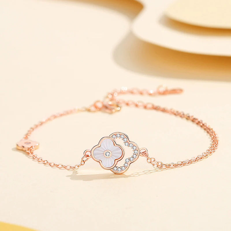 Luna Bloom Bracelet – 925 Sterling Silver by Signature Jewelry