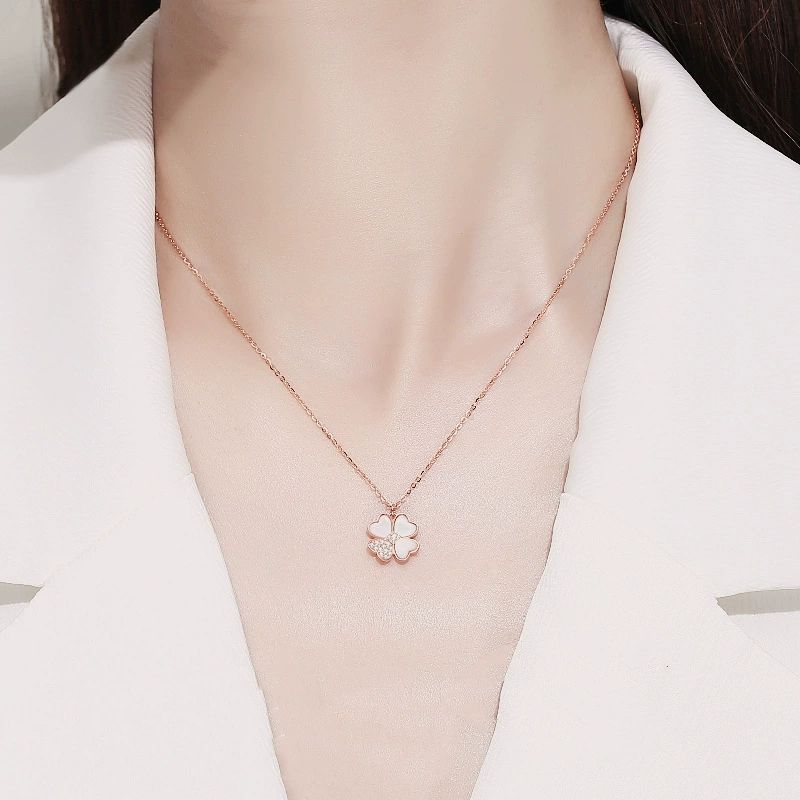 Signature Jewelry Four-Leaf Clover Pendant Necklace
