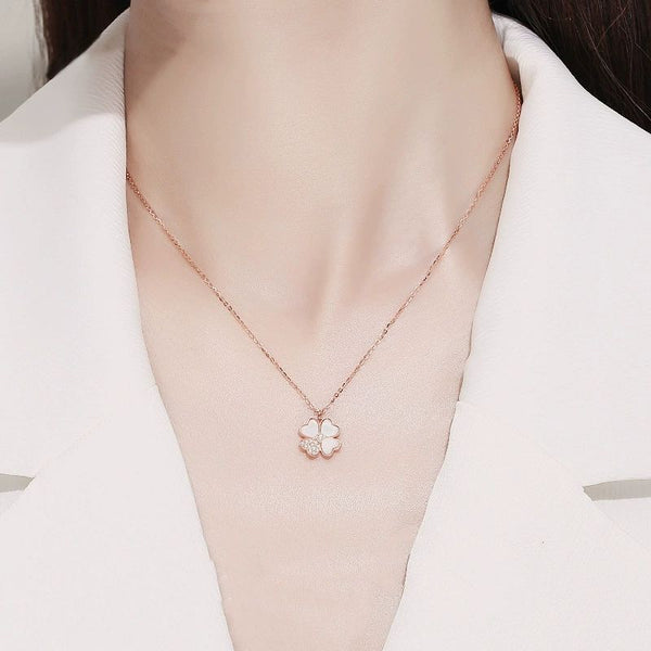 Signature Jewelry Four-Leaf Clover Pendant Necklace
