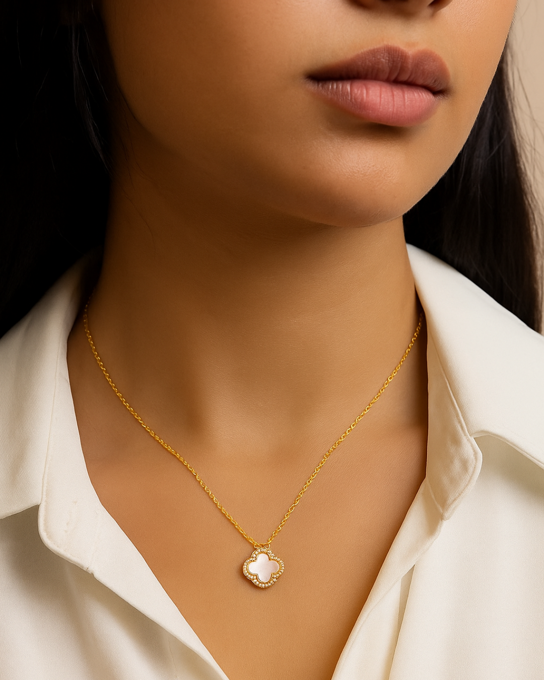 قلادة بلَش بلوم – من الفضة الإسترلينية عيار 925 من Signature Jewelry