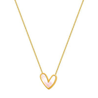 Signature Jewelry – Heart Glow Mother of Pearl Necklace