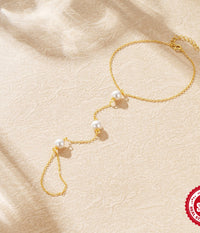 Pearl Hand Chain – 925 Sterling Silver by Signature Jewelry