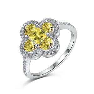 Signature Jewelry Sunshine Clover Sparkle Ring
