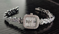 Difeini Women's Luxury Watch - Elegant Zircon Bracelet Design