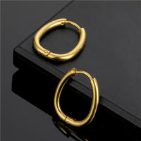 Golden Aura Hoop Earrings by Signature Jewelry