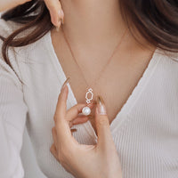Pearl Drop Necklace – 925 Sterling Silver by Signature Jewelry