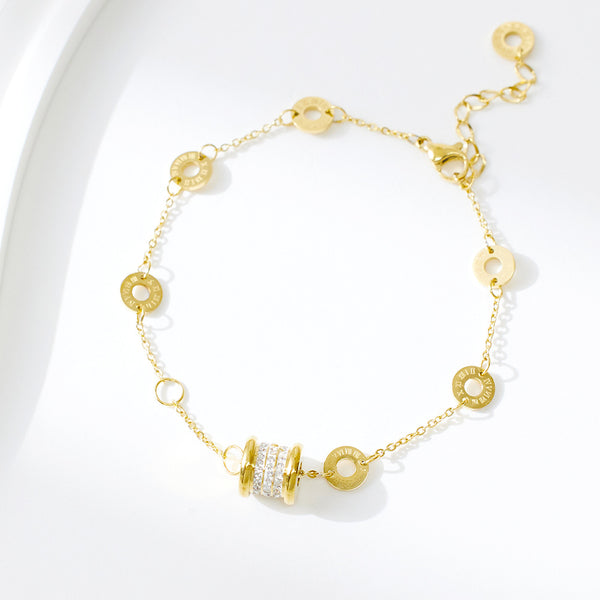 سوار الانسجام الدائري الذهبي – Signature Jewelry