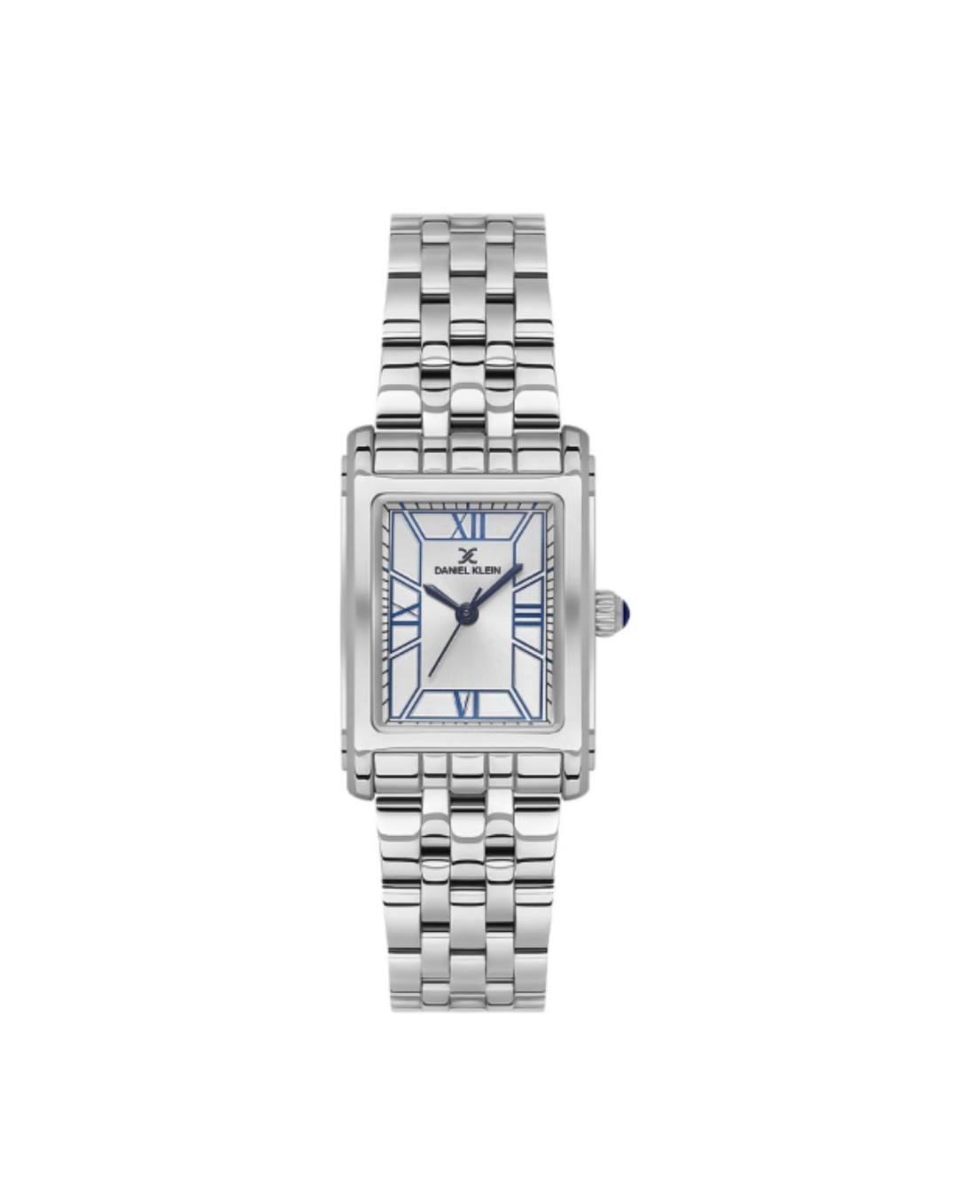 Daniel Klein – Women's Rectangular Silver Watch