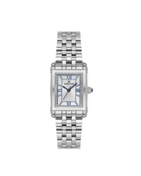 Daniel Klein – Women's Rectangular Silver Watch