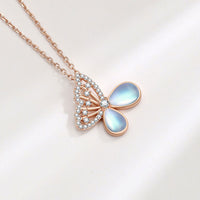 Luna Bloom Butterfly Necklace – 925 Sterling Silver by Signature Jewelry