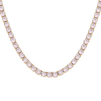 Golden Luxe Tennis Necklace – Signature Jewelry