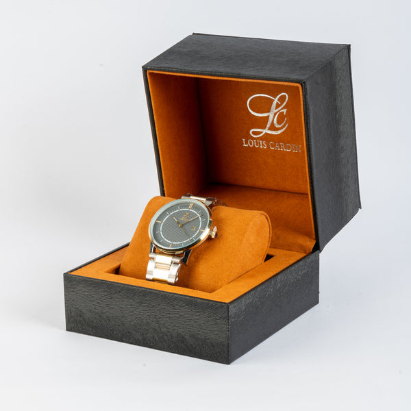 Louis Cardin Men's Classic Two-Tone Watch