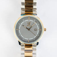 Louis Cardin Men's Classic Two-Tone Watch