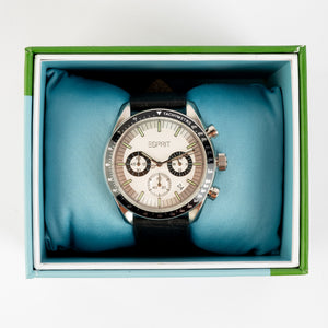 Esprit Porter Men’s 42mm Fashion Silver Dial Watch