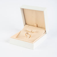 Radiant Halo Diamond Ring in 18K Gold