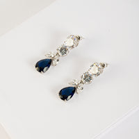 Elegant Sapphire Drop Earrings