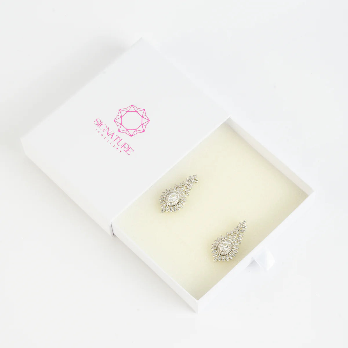 Radiant Luxe Statement Earrings By Signature Jewelry