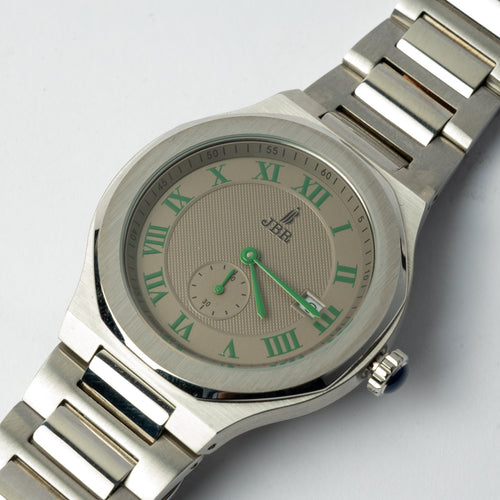 JBR Swiss Classic Men’s Watch – Silver & Beige Dial