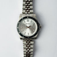 Markato Men’s Quartz Watch – Silver Edition