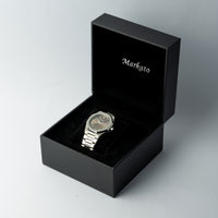 Markato Men’s Quartz Watch – Arabic Numerals Elegance