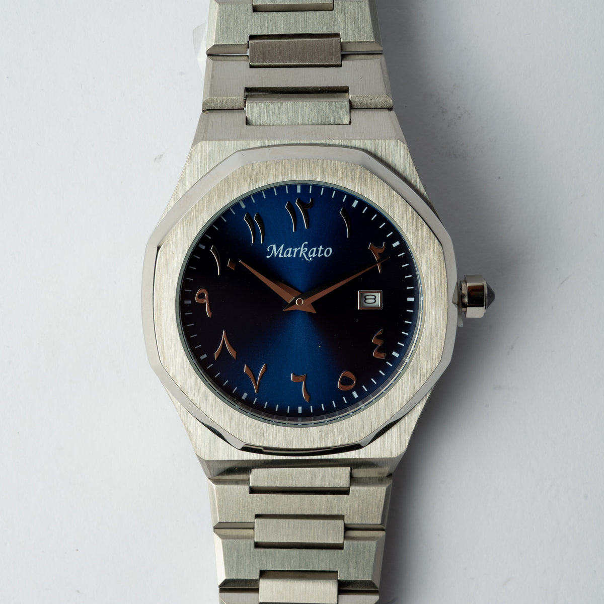 Markato – Men's Quartz Watch with Arabic Numerals Dial