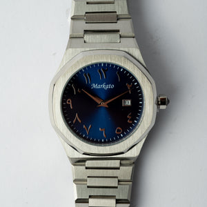 Markato – Men's Quartz Watch with Arabic Numerals Dial