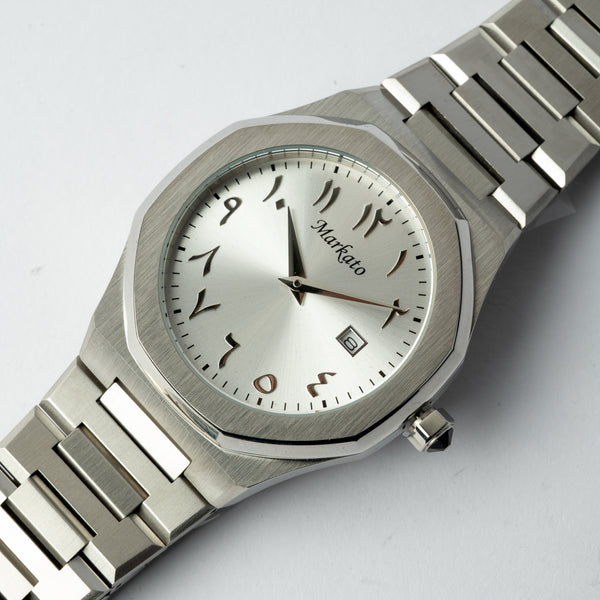 Markato Men’s Quartz Watch – Arabic Edition