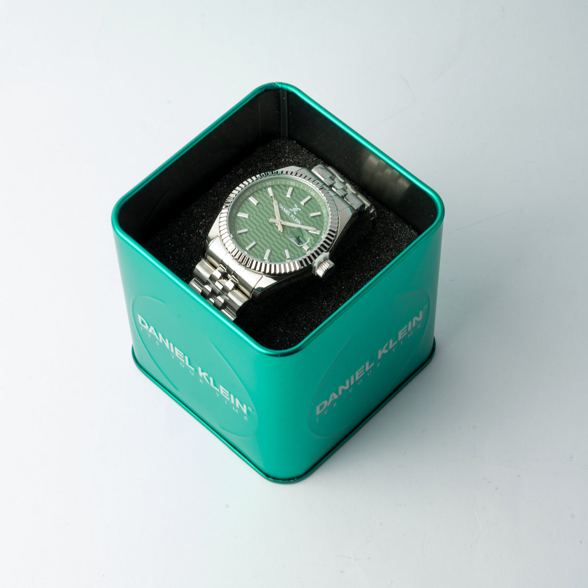 Daniel Klein : Premium Men's Analog Watch Silver Stainless Steel