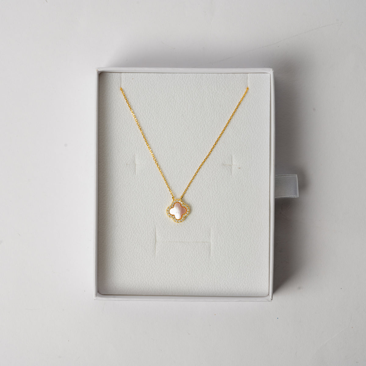 Blush Bloom Pendant Necklace – 925 Sterling Silver by Signature Jewelry