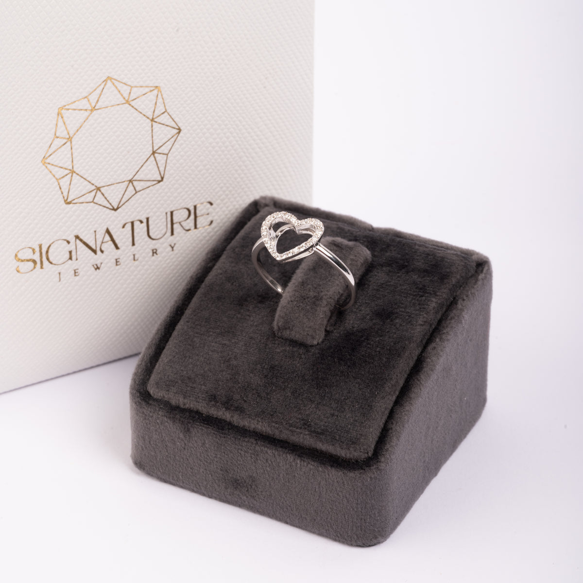Forever Yours Heart-Cut Diamond Gold Ring