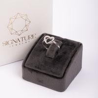 Forever Yours Heart-Cut Diamond Gold Ring