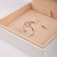 Forever Yours Heart-Cut Diamond Gold Ring